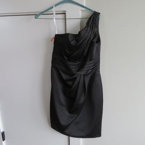 David's Bridal One Shouldered Dress - Size 2